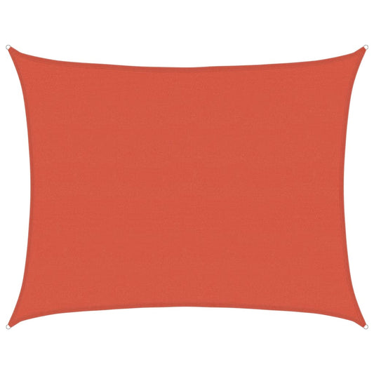Sunshade Sail 160 g/m² Terracotta 6x8 m HDPE