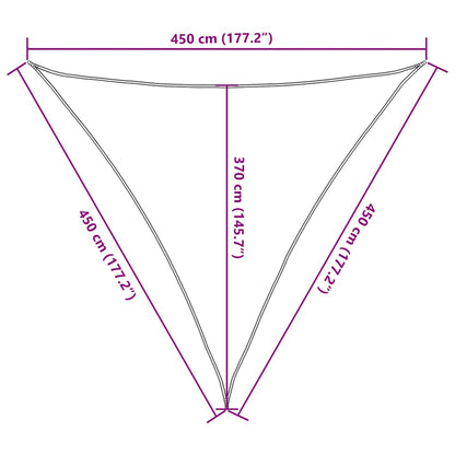 Sun Sail | Terracotta | HDPE (high-density polyethylene)