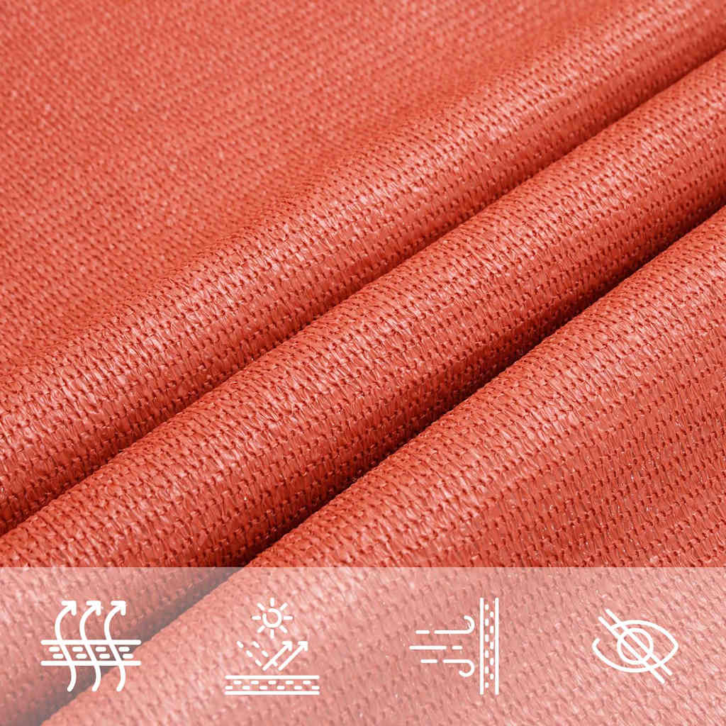 Sun Sail | Terracotta | High-Density Polyethylene | 4 x 5 x 6.8 m