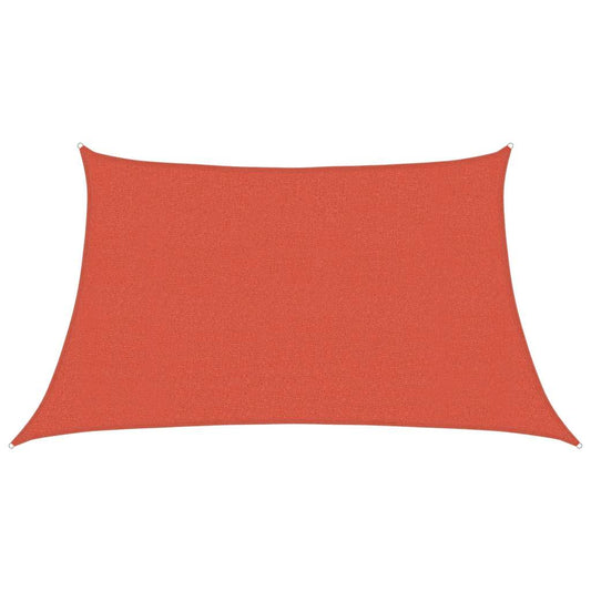 Sunshade Sail 160 g/m² Terracotta 3/4x2 m HDPE