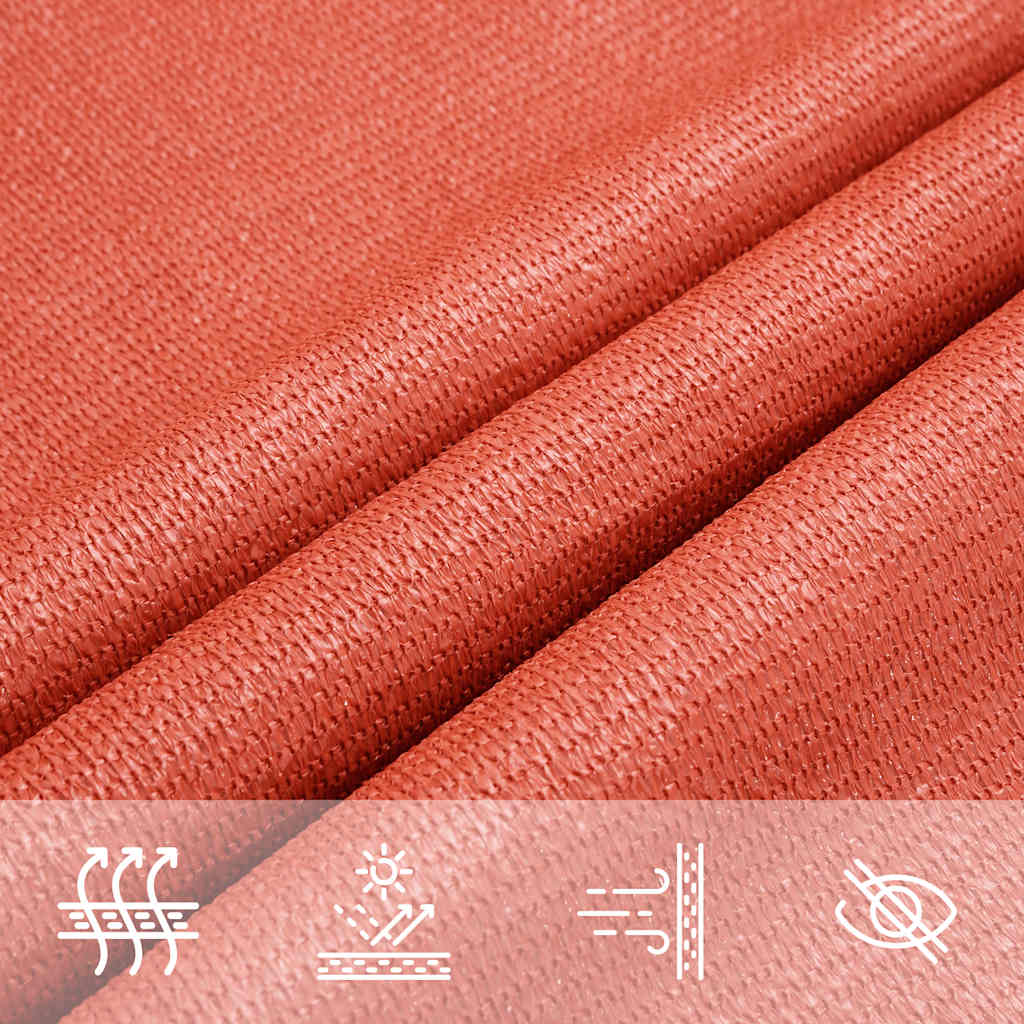 Sunshade Sail 160 g/m² Trapezium Terracotta 4/5x3 m HDPE