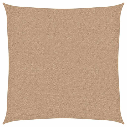 Sunshade Sail 160 g/m² Taupe 2x2 m HDPE