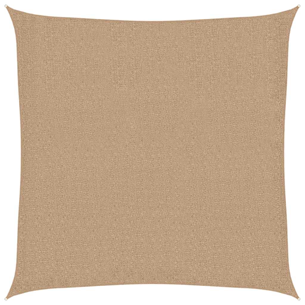 Sunshade Sail 160 g/m² Taupe 2.5x2.5 m HDPE