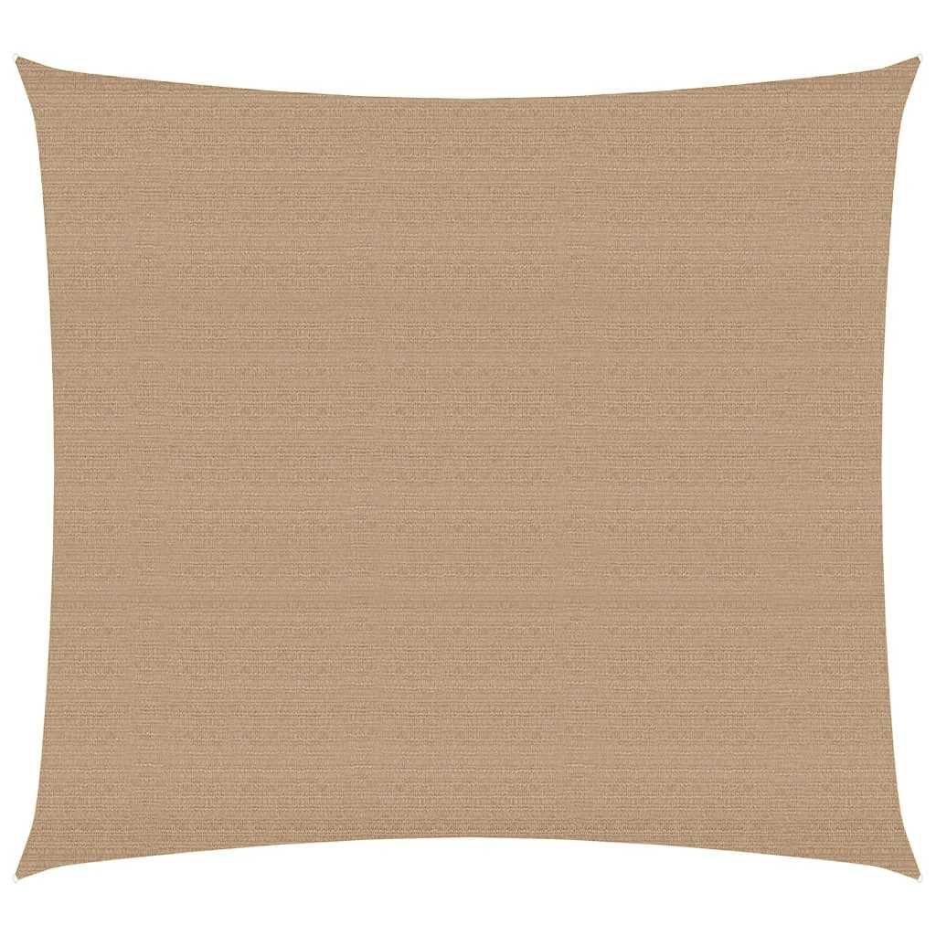Sunshade Sail 160 g/m² Taupe 4x4 m HDPE