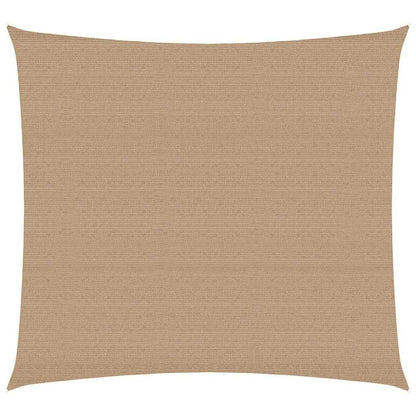 Sunshade Sail 160 g/m² Taupe 4x4 m HDPE