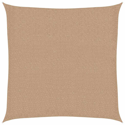 Sunshade Sail 160 g/m² Taupe 6x6 m HDPE