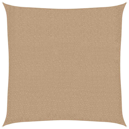 Sunshade Sail 160 g/m² Taupe 7x7 m HDPE
