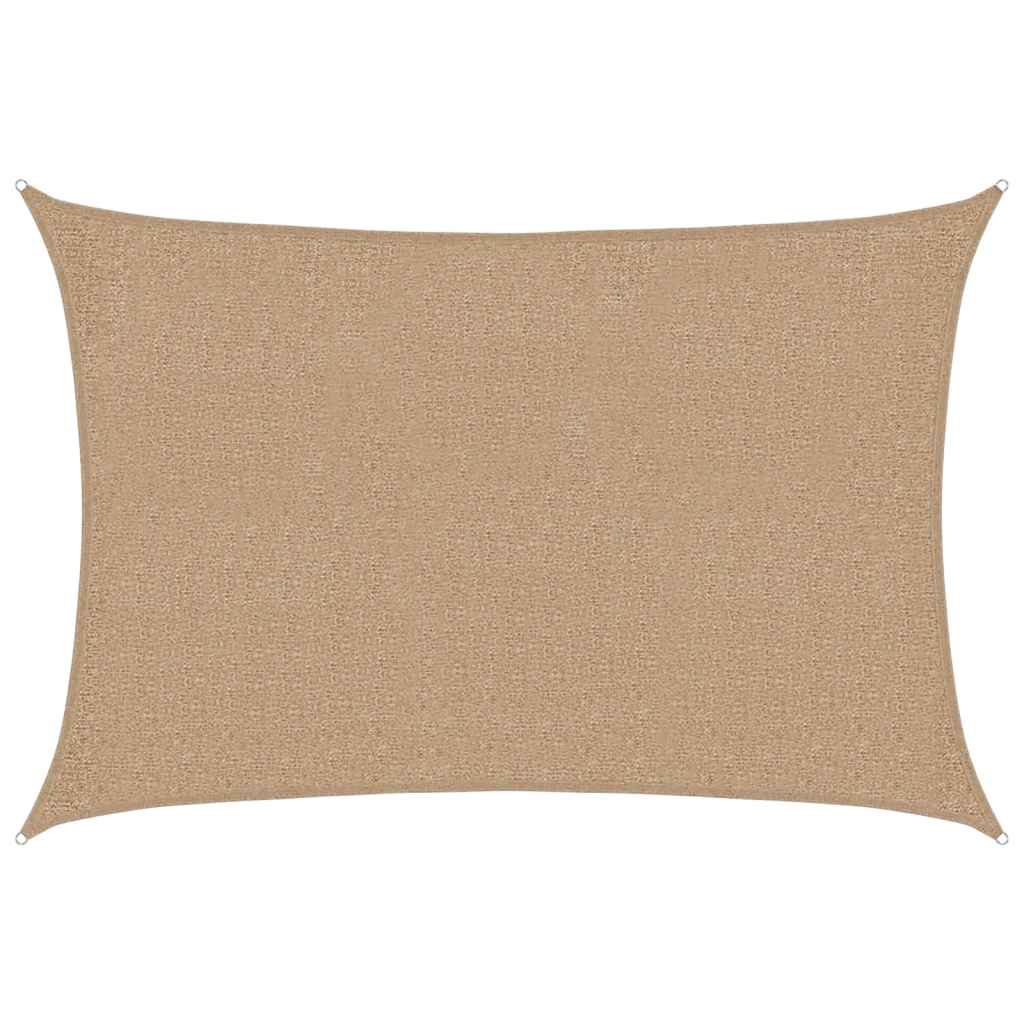 Sunshade Sail 160 g/m² Taupe 2x2.5 m HDPE