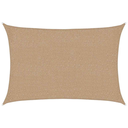 Sunshade Sail 160 g/m² Taupe 2x2.5 m HDPE