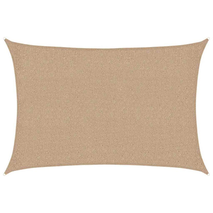 Sunshade Sail 160 g/m² Taupe 2x3 m HDPE
