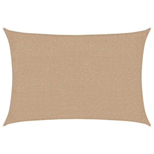 Sunshade Sail 160 g/m² Taupe 2x3 m HDPE