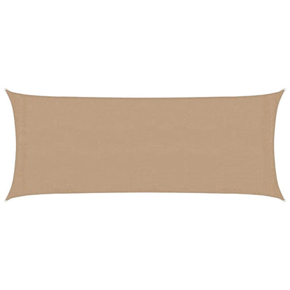 Sunshade Sail 160 g/m² Taupe 2x5 m HDPE