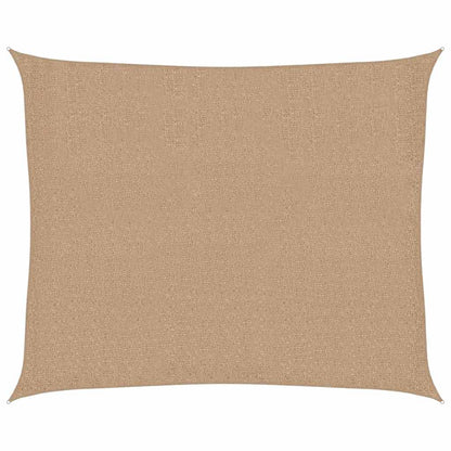 Sunshade Sail 160 g/m² Taupe 2.5x3 m HDPE