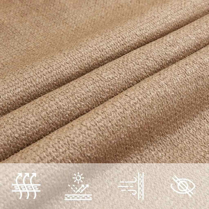 Sunshade Sail 160 g/m² Taupe 2.5x3 m HDPE