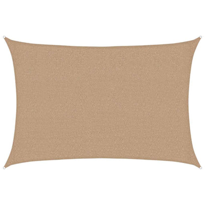 Sunshade Sail 160 g/m² Taupe 2.5x4 m HDPE