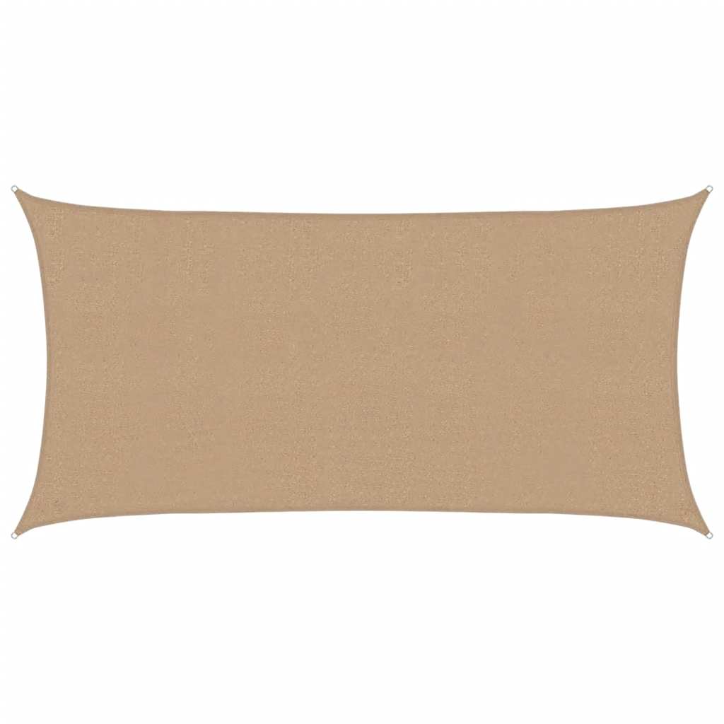 Sunshade Sail 160 g/m² Taupe 2.5x4.5 m HDPE