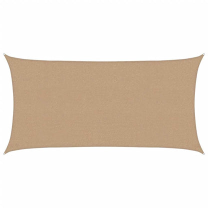 Sunshade Sail 160 g/m² Taupe 2.5x4.5 m HDPE