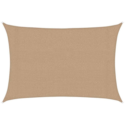 Sunshade Sail 160 g/m² Taupe 3x4 m HDPE