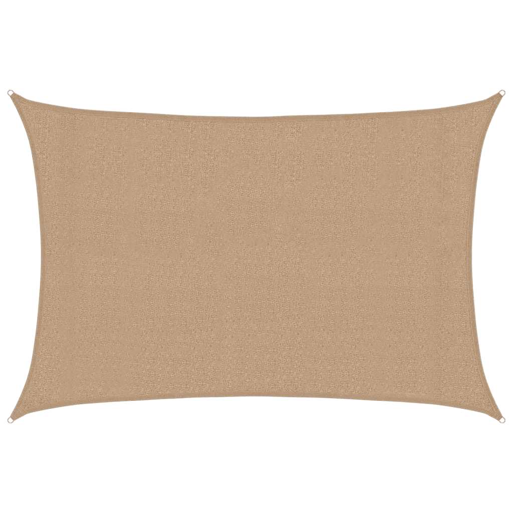 Sunshade Sail 160 g/m² Taupe 3x4.5 m HDPE