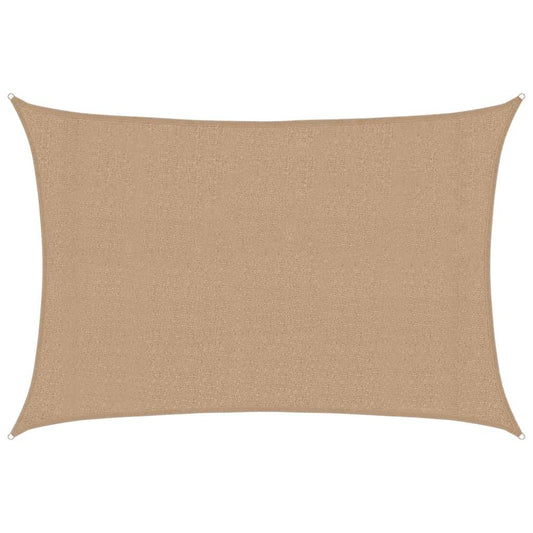 Sunshade Sail 160 g/m² Taupe 3x4.5 m HDPE