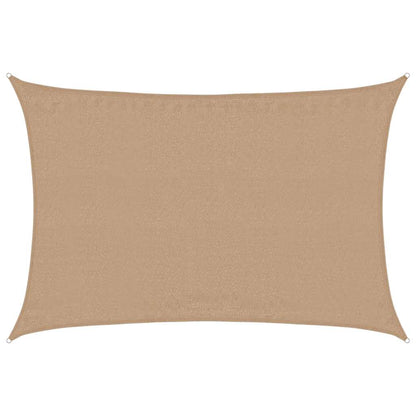 Sunshade Sail 160 g/m² Taupe 3.5x5 m HDPE