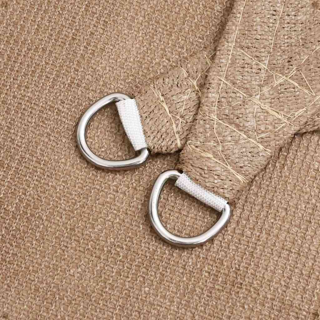 Sunshade Sail 160 g/m² Taupe 4x6 m HDPE