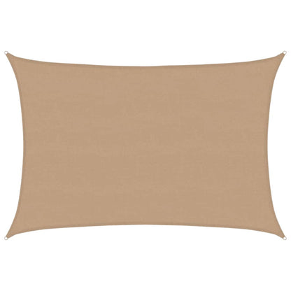 Sunshade Sail 160 g/m² Taupe 5x7 m HDPE