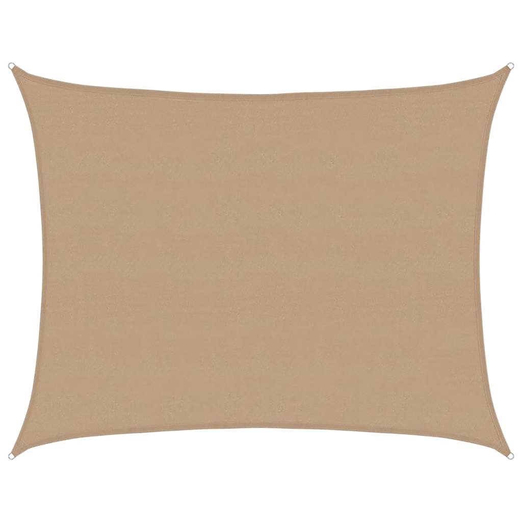 Sunshade Sail 160 g/m² Taupe 6x7 m HDPE