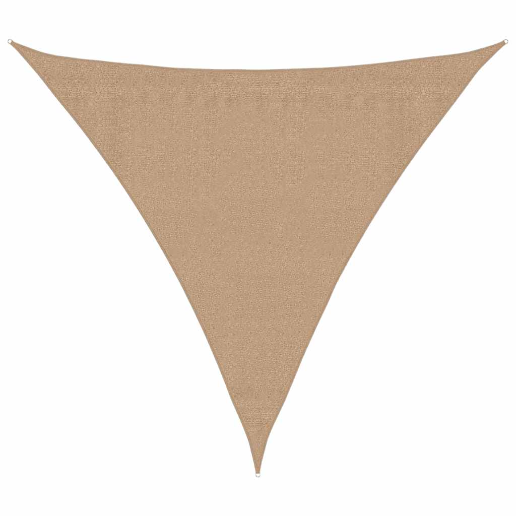 Sunshade Sail 160 g/m² Taupe 3.6x3.6x3.6 m HDPE