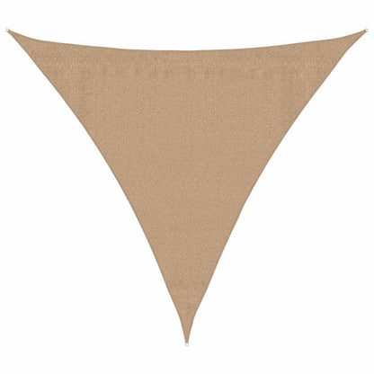 Sunshade Sail 160 g/m² Taupe 3.6x3.6x3.6 m HDPE