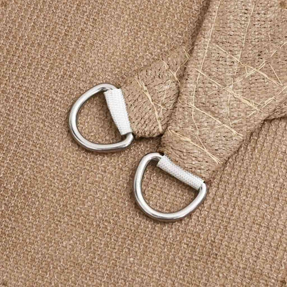 Sunshade Sail 160 g/m² Taupe 3.6x3.6x3.6 m HDPE