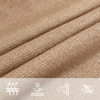 Sunshade Sail 160 g/m² Taupe 3.6x3.6x3.6 m HDPE