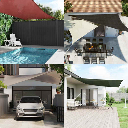 Sunshade Sail 160 g/m² Taupe 4.5x4.5x4.5 m HDPE