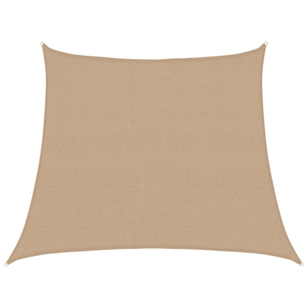 Sunshade Sail 160 g/m² Taupe 3/4x3 m HDPE