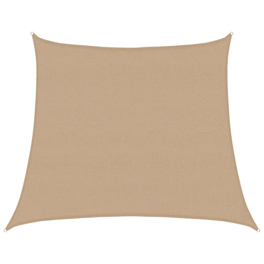Sunshade Sail 160 g/m² Taupe 4/5x4 m HDPE