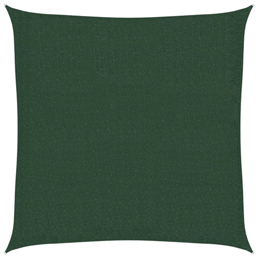 Sunshade Sail 160 g/m² Dark Green 3.6x3.6 m HDPE