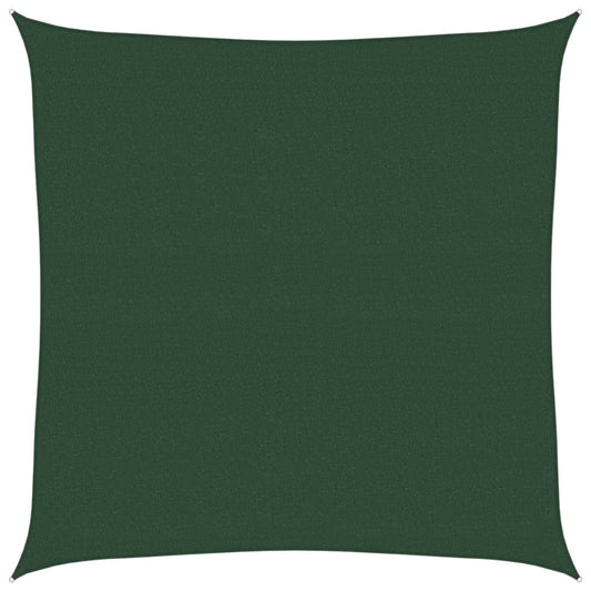 Sunshade Sail 160 g/m² Dark Green 4x4 m HDPE