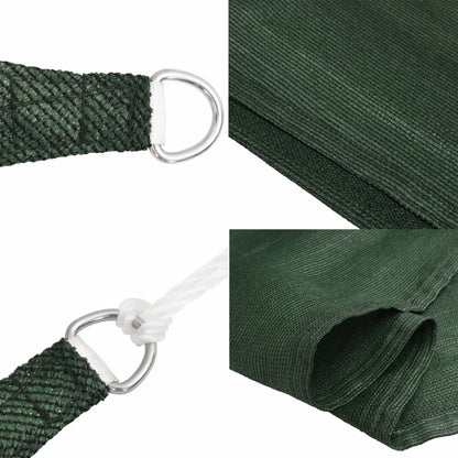 Sunshade Sail 160 g/m² Dark Green 4x4 m HDPE