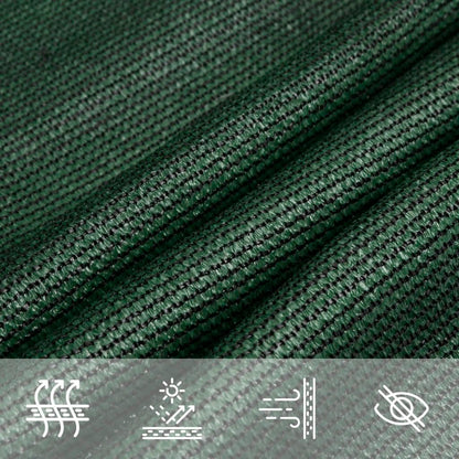 Sunshade Sail 160 g/m² Dark Green 2x4.5 m HDPE