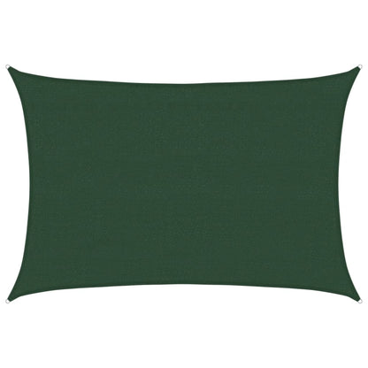 Sunshade Sail 160 g/m² Dark Green 4x5 m HDPE