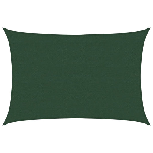 Sunshade Sail 160 g/m² Dark Green 4x5 m HDPE