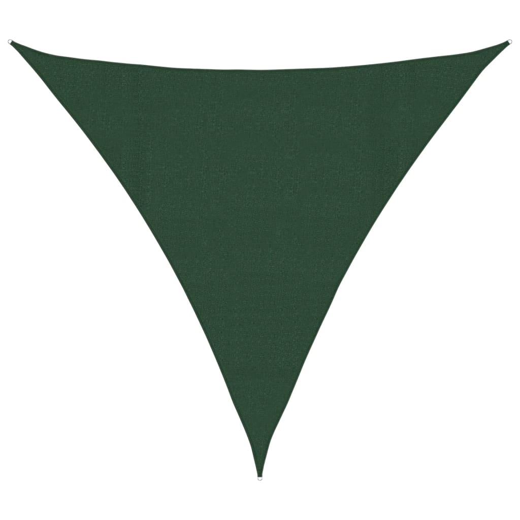 Sun Sail | Dark Green | HDPE | 4x4x4 m | Sun Sail | Triangular