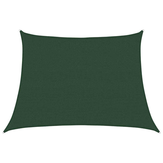 Sunshade Sail 160 g/m² Trapezium Dark Green 4/5x3 m HDPE