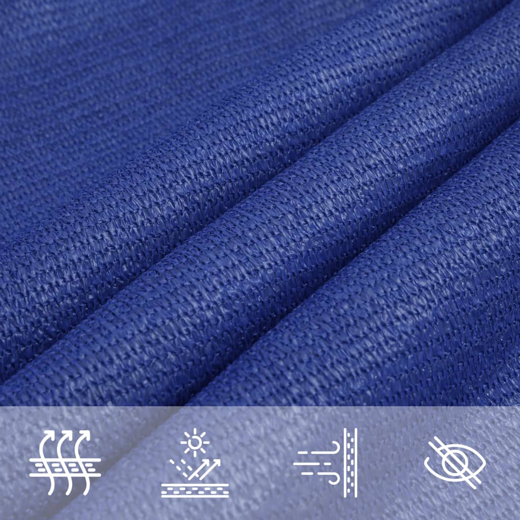 Sunshade Sail 160 g/m² Blue 2x2 m HDPE