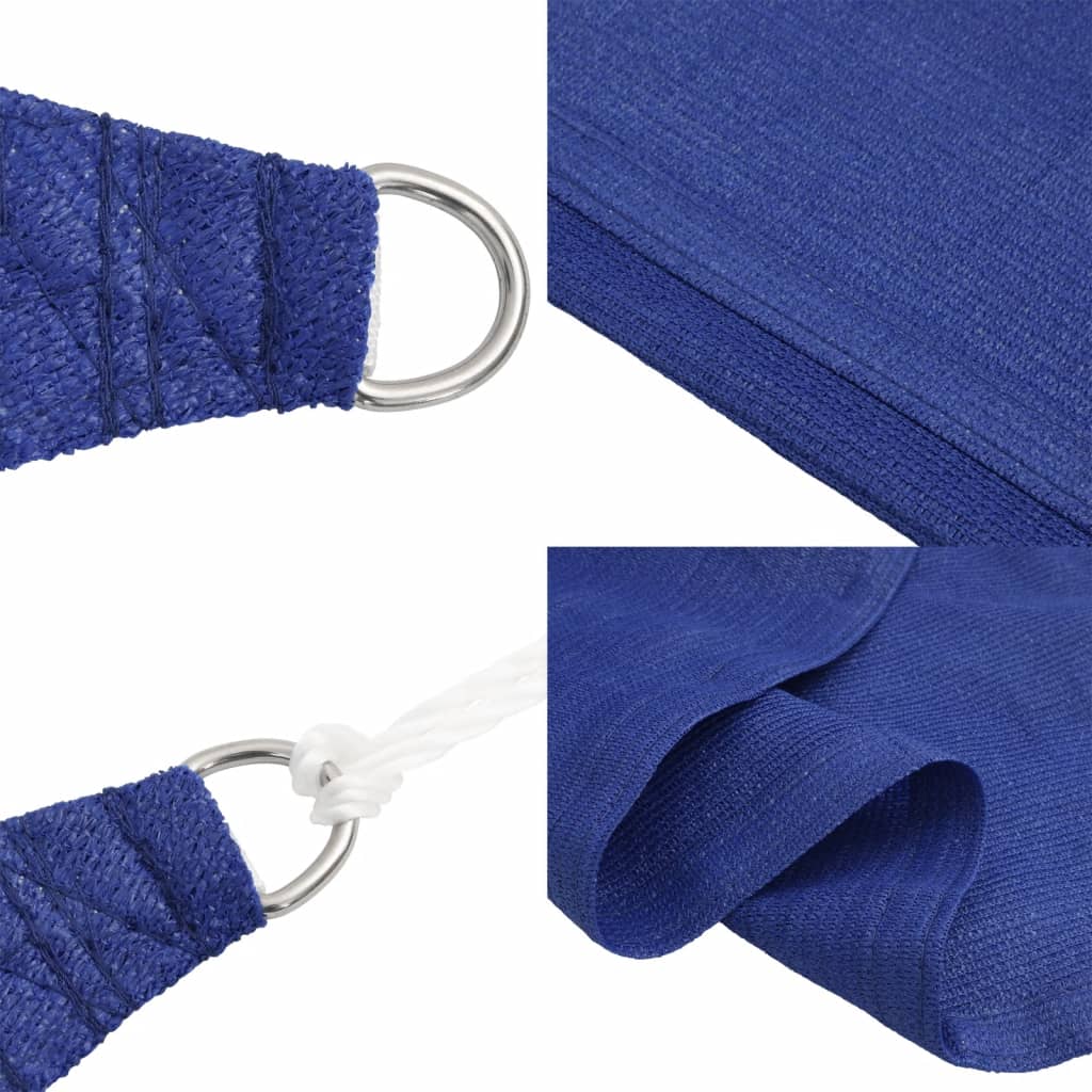 311492 vidaXL Sunshade Sail 160 g/m² Blue 2x2 m HDPE