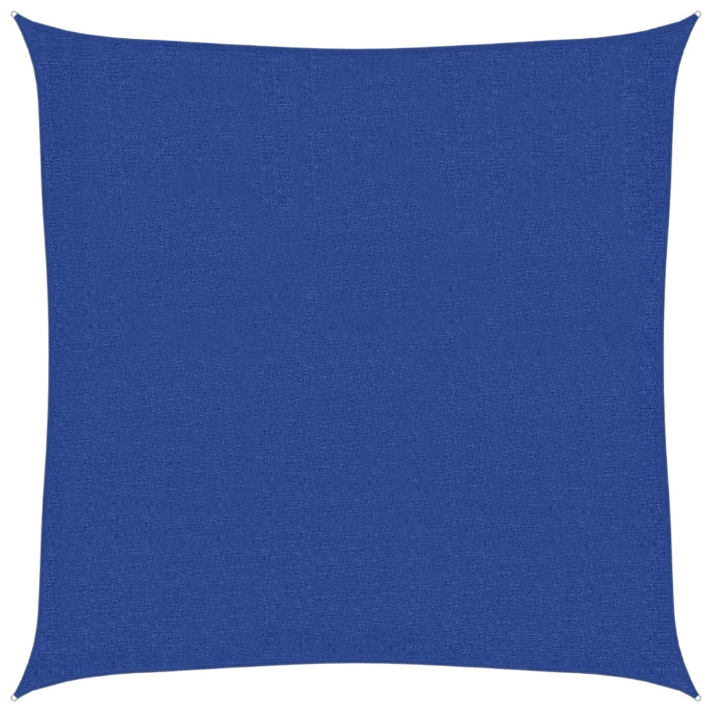 Sunshade Sail 160 g/m² Blue 2.5x2.5 m HDPE