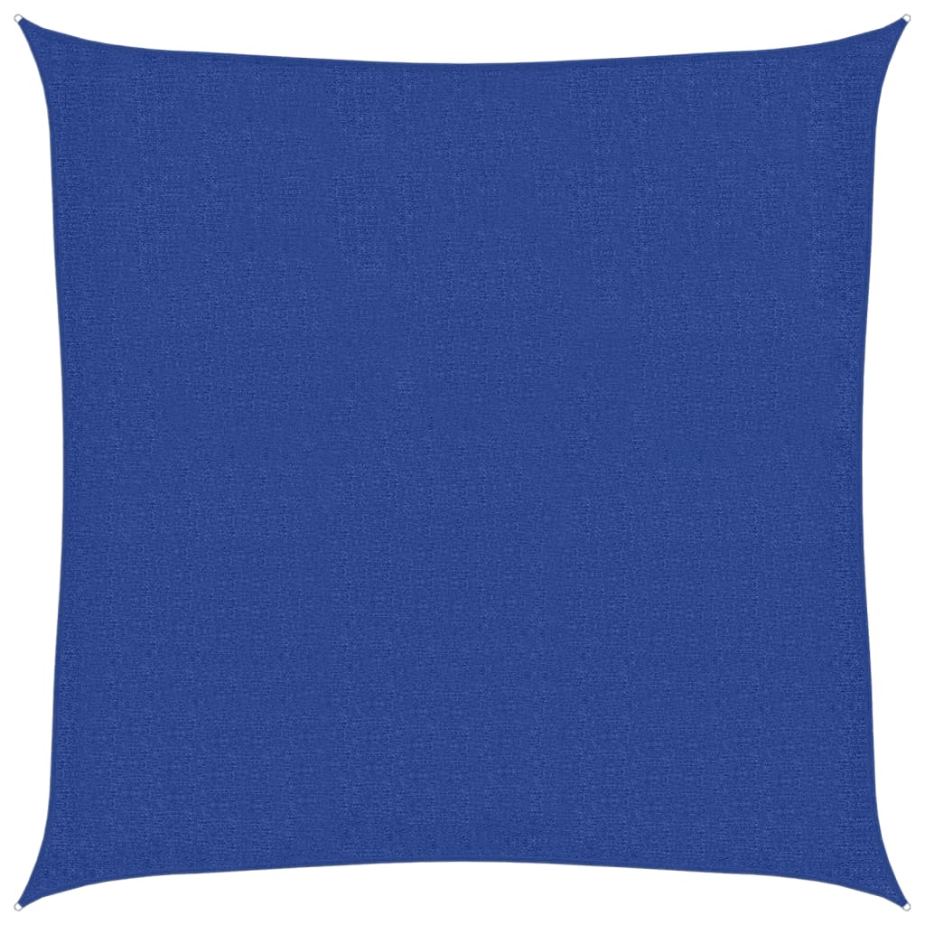 Sunshade Sail 160 g/m² Square Blue 3.6x3.6 m HDPE