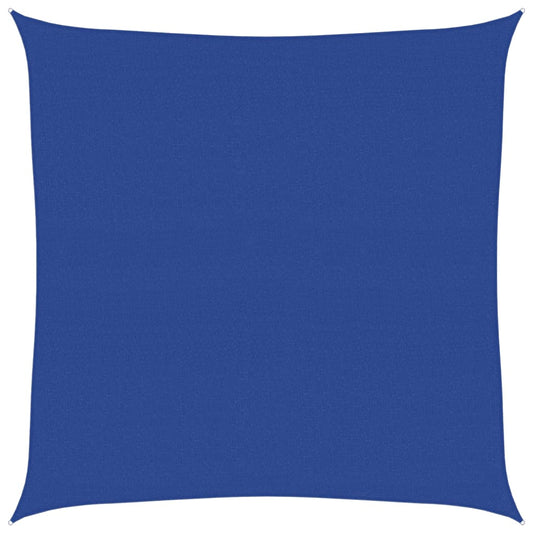 Sunshade Sail 160 g/m² Square Blue 5x5 m HDPE