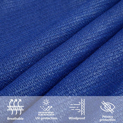 Sunshade Sail 160 g/m² Square Blue 6x6 m HDPE