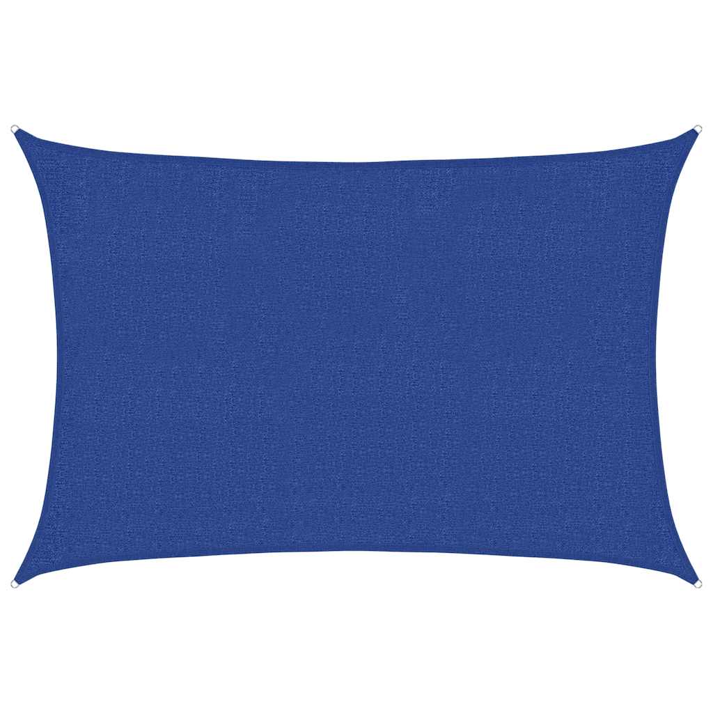 Sunshade Sail 160 g/m² Blue 2x2.5 m HDPE